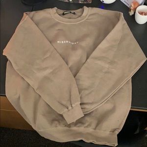 Misguided crewneck